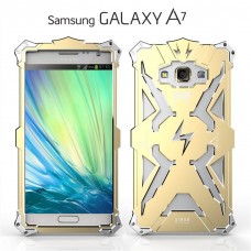 Samsung Galaxy A7 - Armor THOR Aluminium Metal Protective Phone Cover Case - Gold